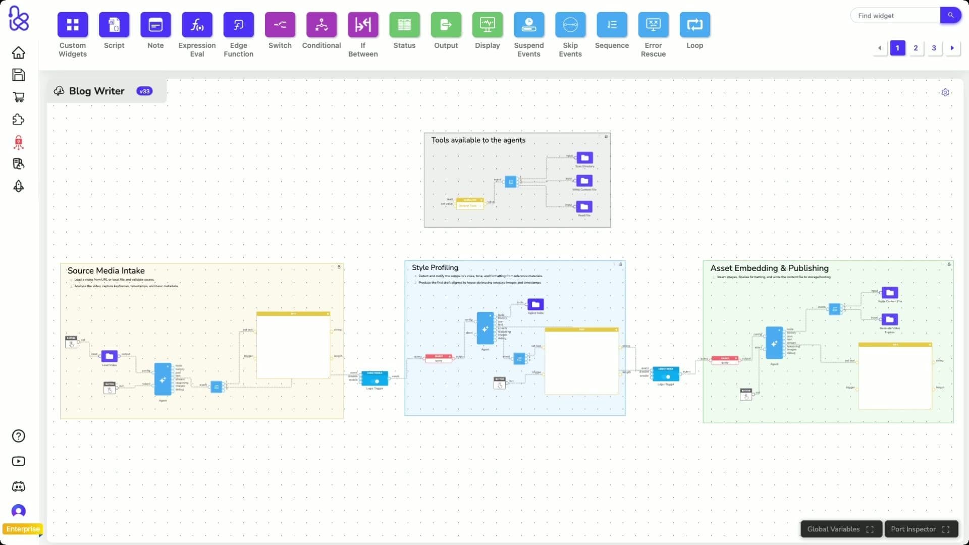 Kemu Blog Writer recipe overview